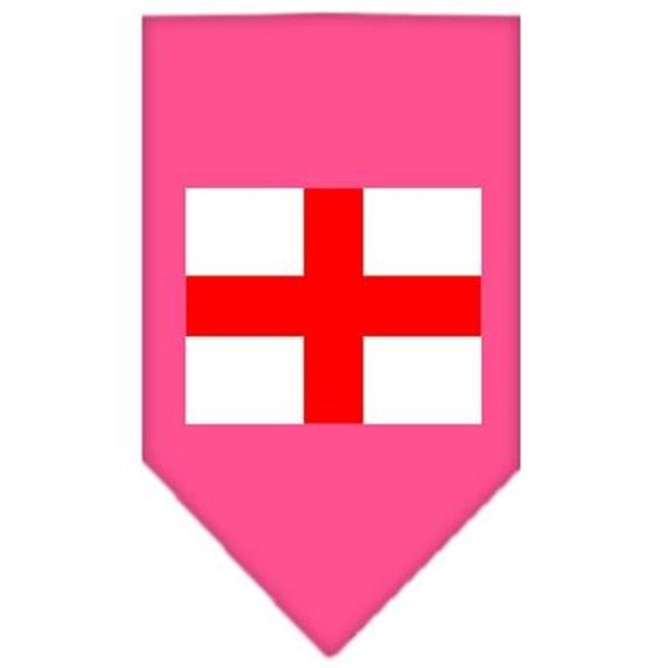 Unconditional Love St. Georges Cross Screen Print Bandana Bright Pink Large UN848066